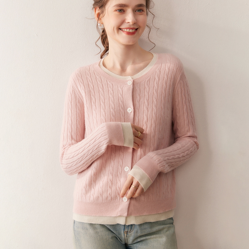 Winter Clothing Essential - المرأة سترة الكشمير المعنقة سترة الخريف