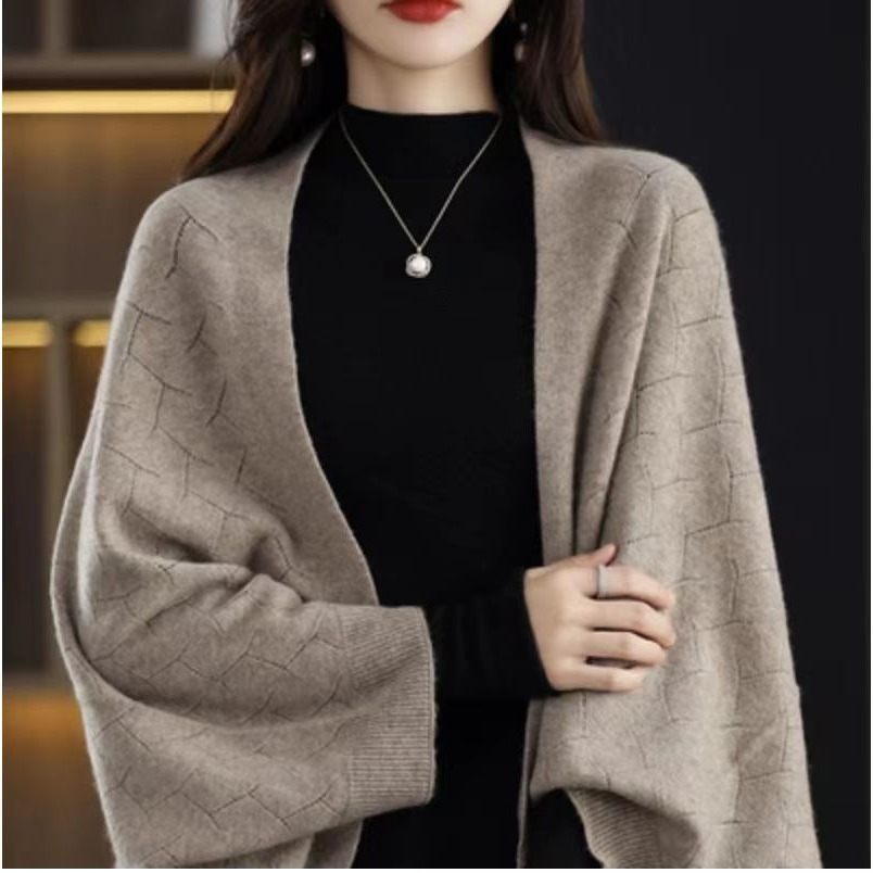 Winter Clothing Label - معطف كشمير للخريف والشتاء متعدد الاستخدامات