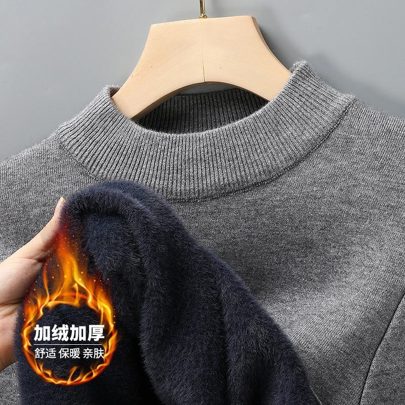 Winter Clothing Brand - نصف الياقة المدورة تريكو سترة جديدة