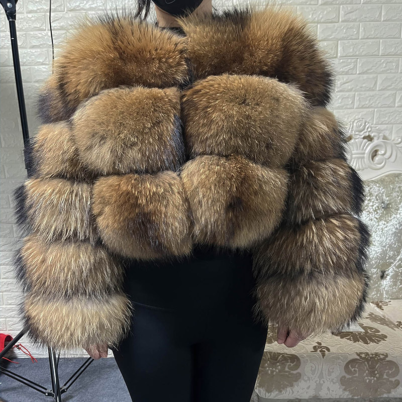 حجم كبير بلايز البني الفراء Ma - مراجعة Winter Clothing Stores وسعره