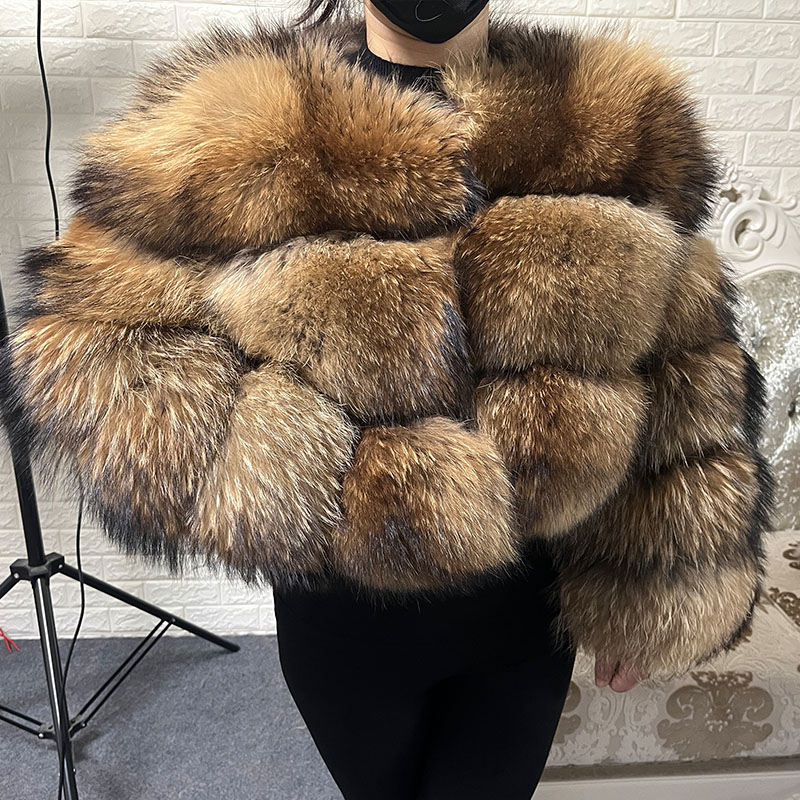 حجم كبير بلايز البني الفراء Ma - مراجعة Winter Clothing Stores وسعره