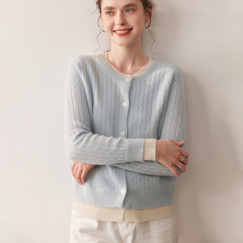 المرأة سترة الكشمير المعنقة ست - مراجعة Winter Clothing Essential وسعره