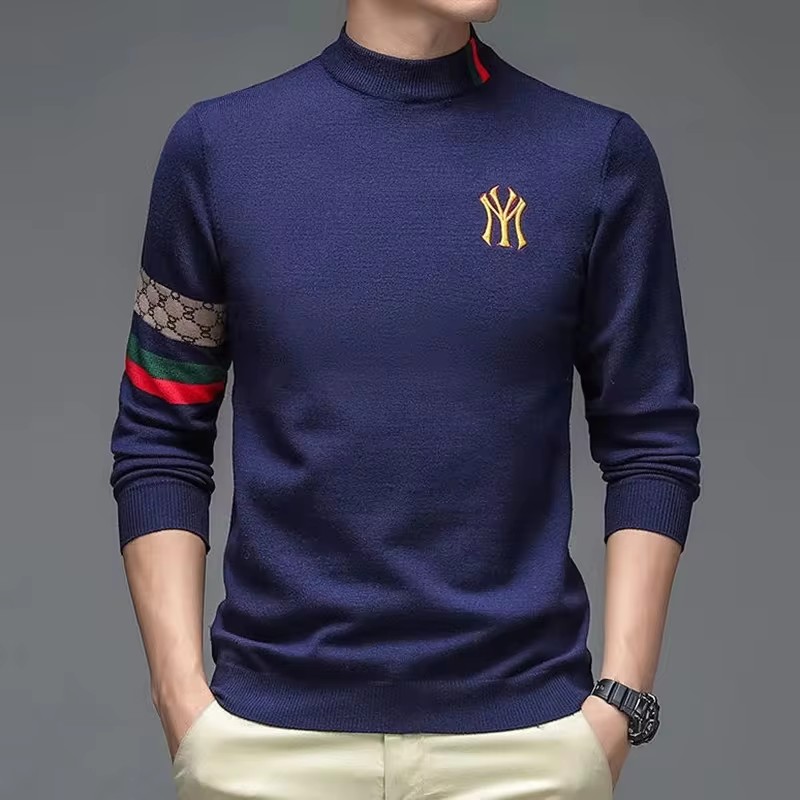 سترة رجالية مطرزة برقبة مستدير - مراجعة Winter Clothing Brand وسعره
