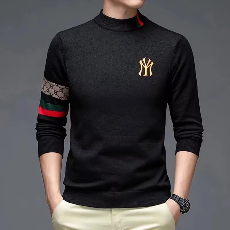 سترة رجالية مطرزة برقبة مستدير - مراجعة Winter Clothing Brand وسعره