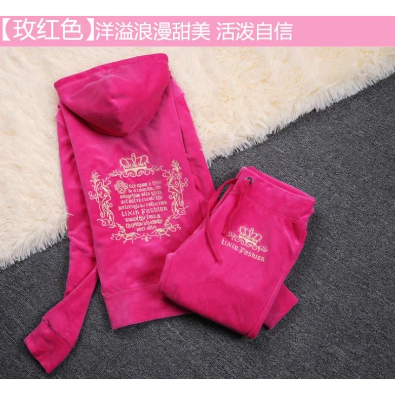 JC-بدلة رياضية مخملية نسائية ، - مراجعة Y2K Winter Clothing وسعره
