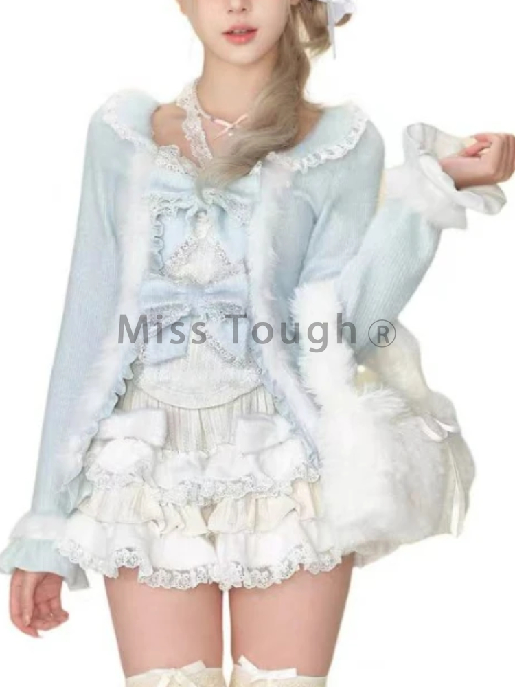 اليابانية الحلو لوليتا 3 قطعة  - مراجعة Winter Wear Clothes وسعره