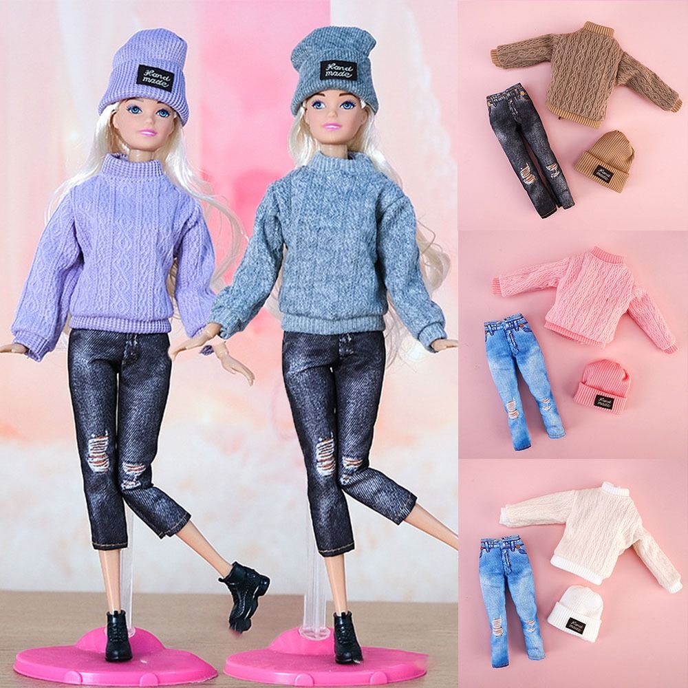 مجموعة واحدة من الملابس للدمى  - مراجعة Winter Wear Clothes وسعره