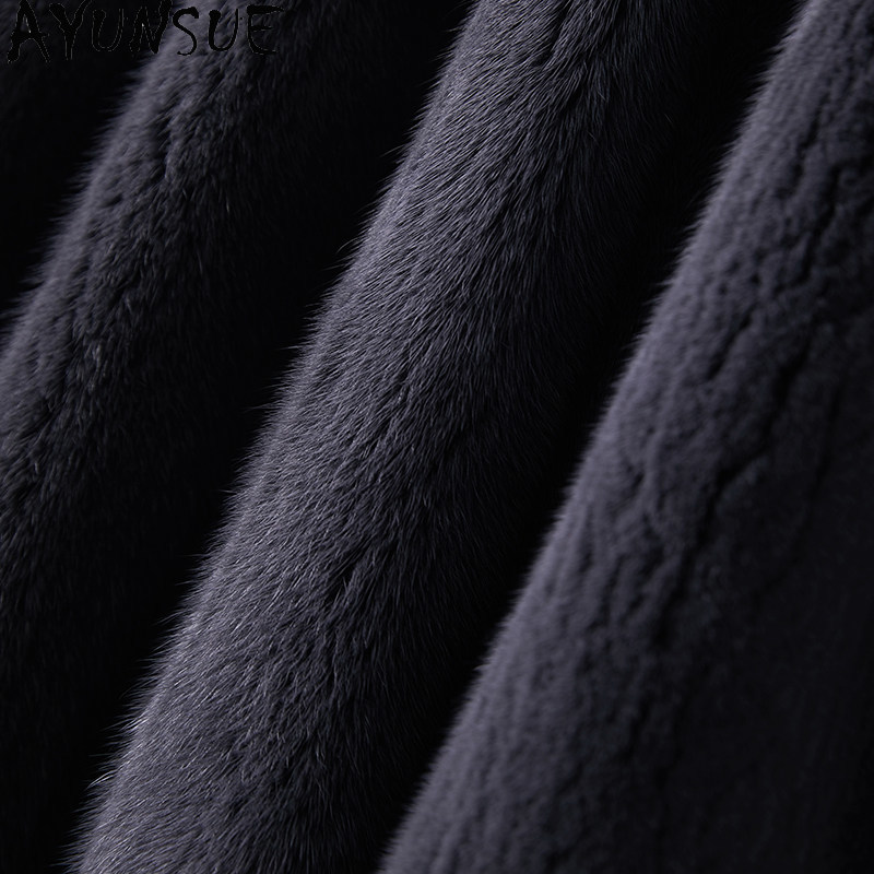 معطف نسائي طبيعي من فرو المنك  - مراجعة Winter Clothing Label وسعره