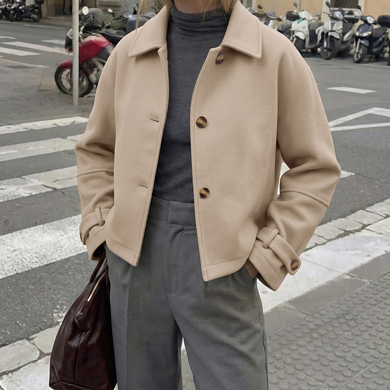 معطف صوف نسائي جديد لخريف وشتا - مراجعة Winter Clothing Youtube وسعره