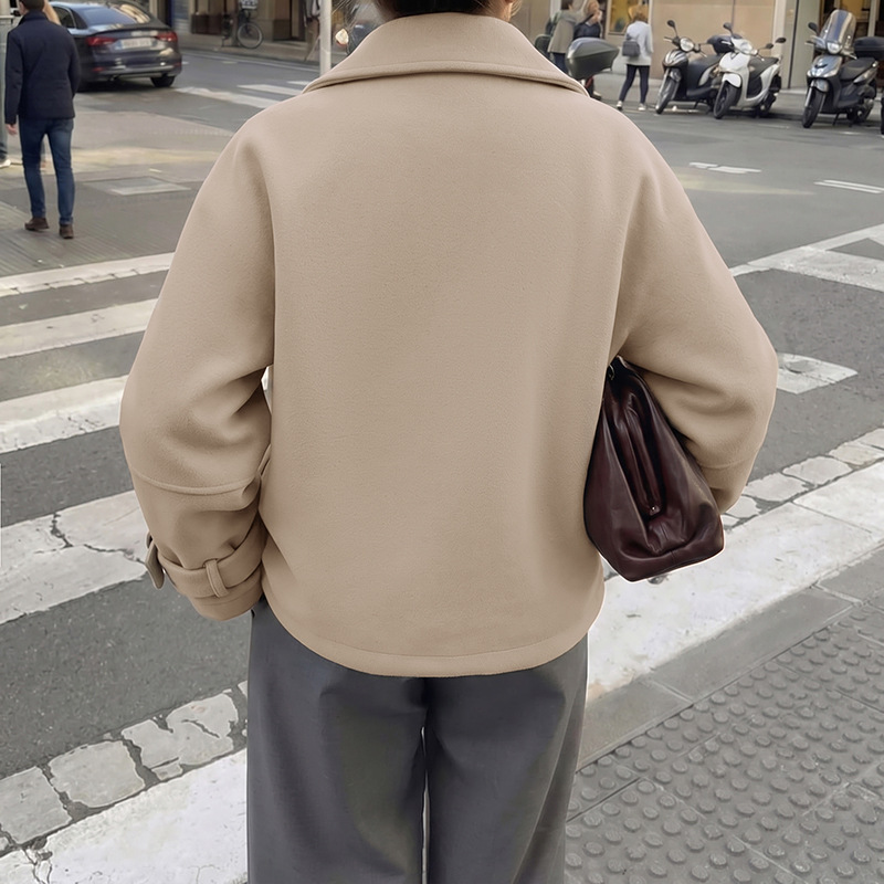 معطف صوف نسائي جديد لخريف وشتا - مراجعة Winter Clothing Youtube وسعره