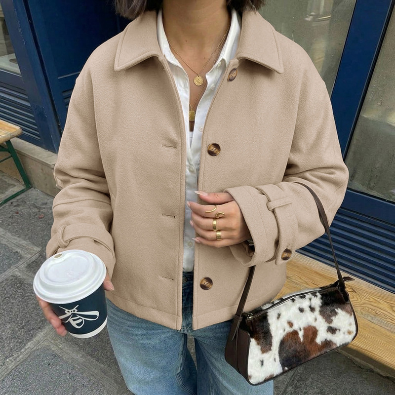 معطف صوف نسائي جديد لخريف وشتا - مراجعة Winter Clothing Youtube وسعره